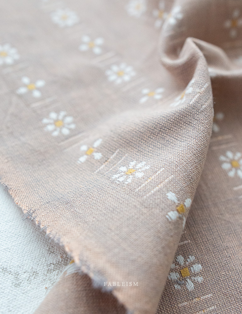 PREORDER Daisy Woven in Dove | Forest Forage by Fableism Supply Co