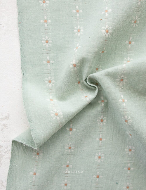 daisy-woven-in-mint-julep-forest-forage-by-fableism-supply-co-1