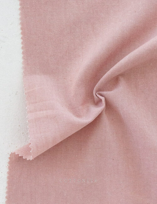 Fabric Finders Pink Chambray Pima Cotton Fabric 