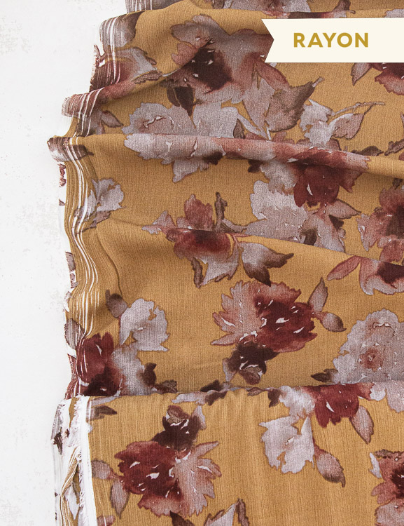 Crinkle Fabric, Brown