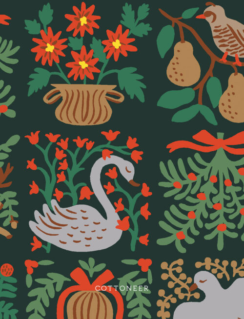 large-holiday-tapestry-evergreen-holiday-classics-by-rifle-paper-co