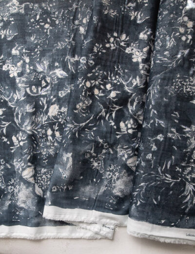 Lolomaikai in Charcoal Double Gauze by Nani Iro - Cottoneer Fabrics