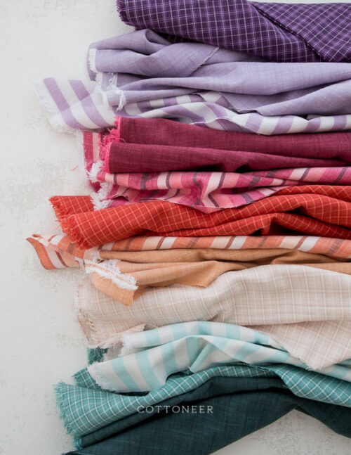 Cream  Space Dye by Figo Fabrics - Cottoneer Fabrics