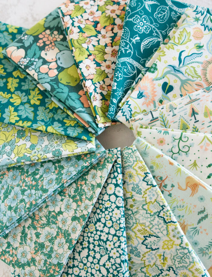 Tree of Life Canopy Greens by Liberty Fabrics for Riley Blake | Precut Fat Quarter Bundle - Image 2