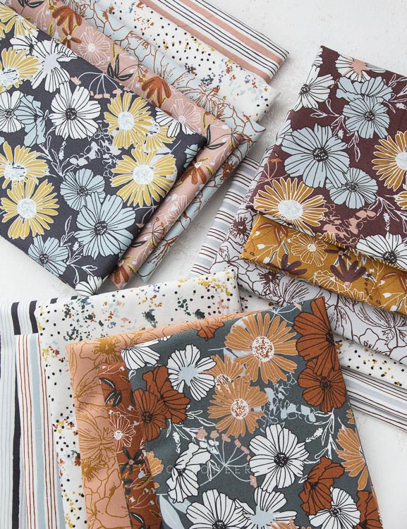 Wallflower by Hope Johnson - Cottoneer Fabrics